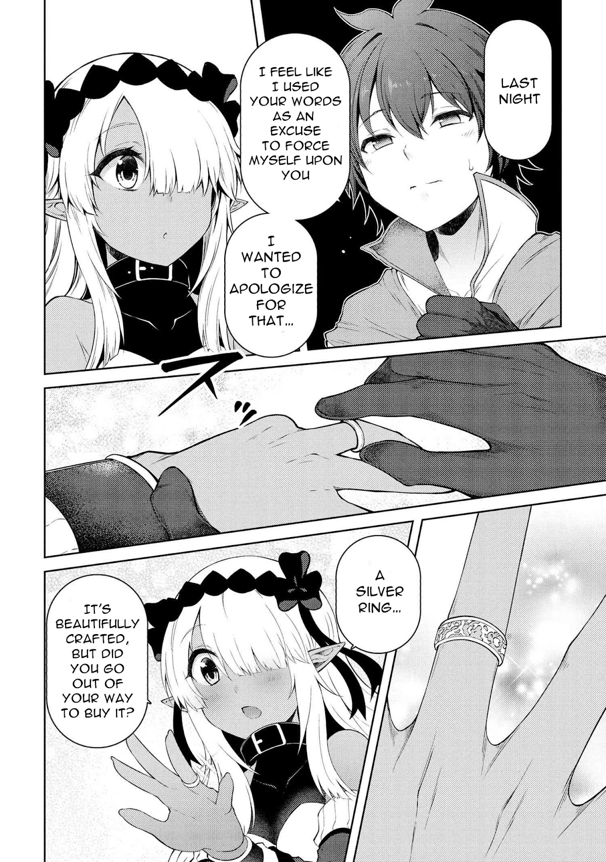 Ie ga Moete Jinsei Dou Demo Yoku Natta kara, Nokotta Nakenashi no Kin de Dark Elf no Dorei o Katta Chapter 11.5 page 13 - Chapter 11.5: I've done it... (5)