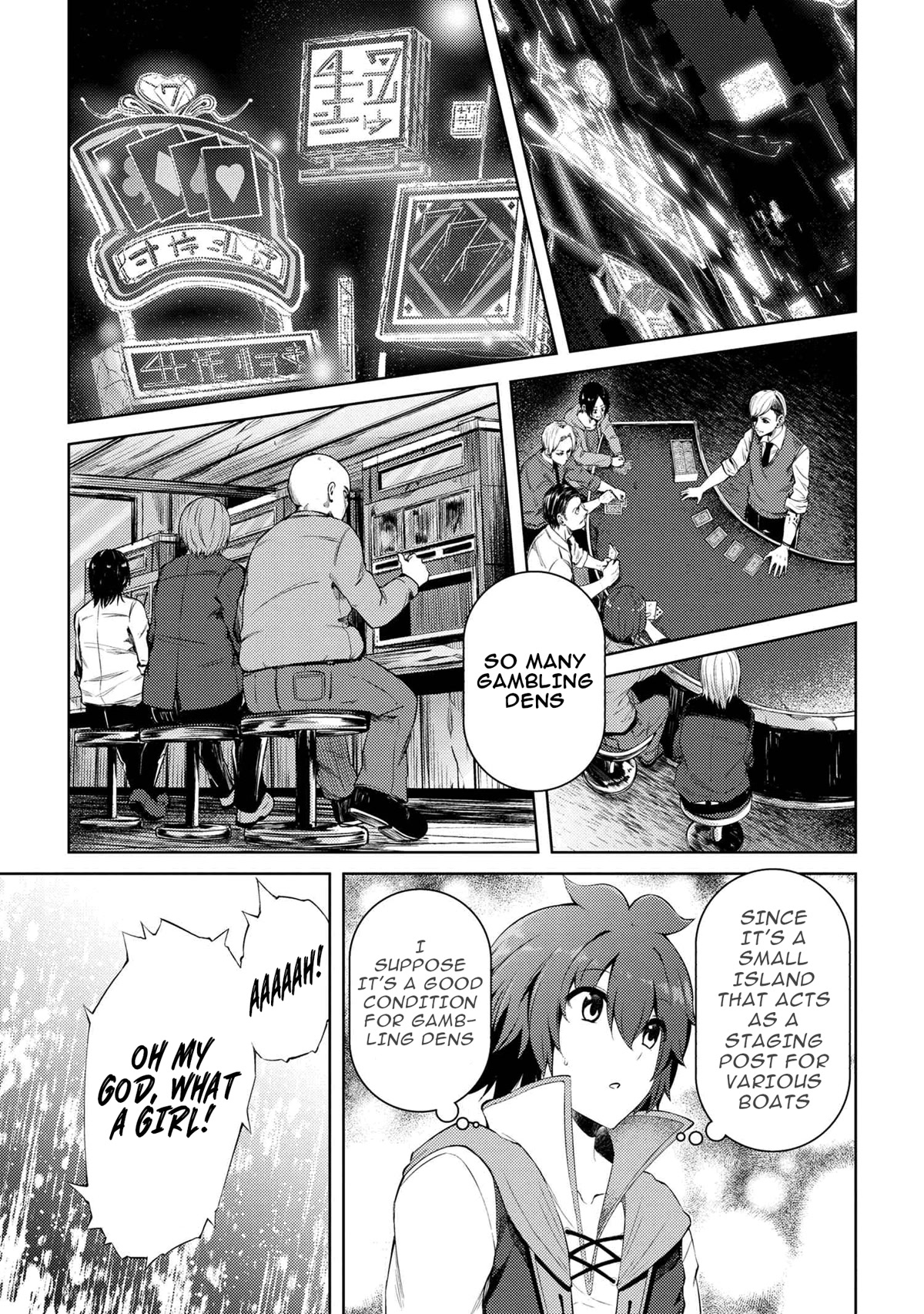 Ie ga Moete Jinsei Dou Demo Yoku Natta kara, Nokotta Nakenashi no Kin de Dark Elf no Dorei o Katta Chapter 12.1 page 10 - Chapter 12.1: Island...….