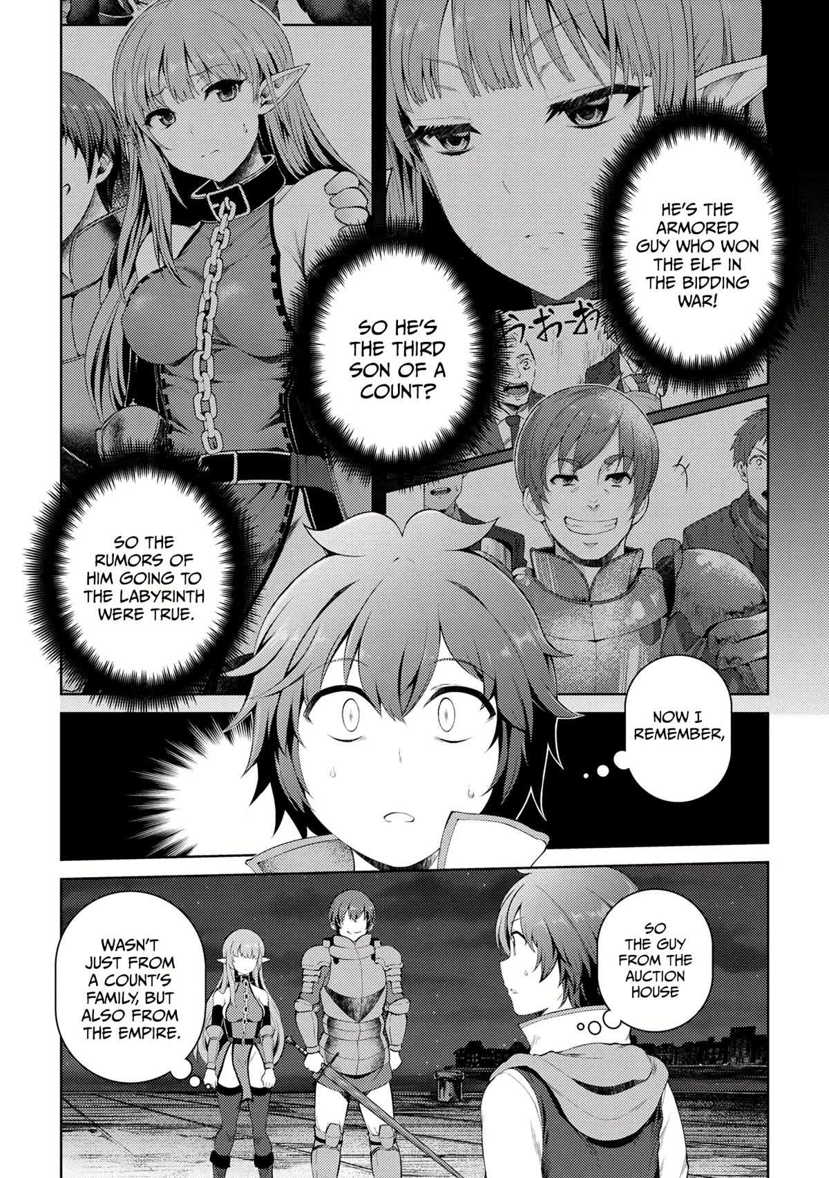 Ie ga Moete Jinsei Dou Demo Yoku Natta kara, Nokotta Nakenashi no Kin de Dark Elf no Dorei o Katta Chapter 14.1 page 11 - Chapter 14.1