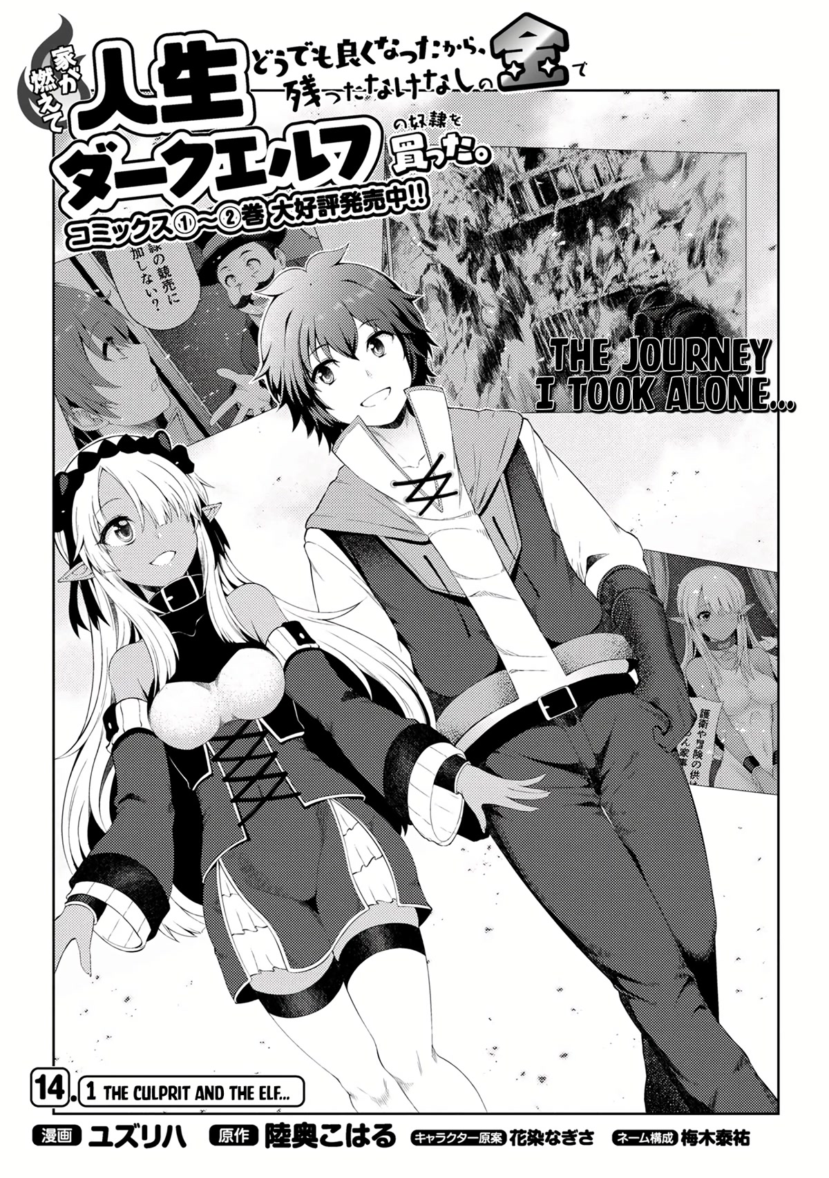 Ie ga Moete Jinsei Dou Demo Yoku Natta kara, Nokotta Nakenashi no Kin de Dark Elf no Dorei o Katta Chapter 14.1 page 2 - Chapter 14.1