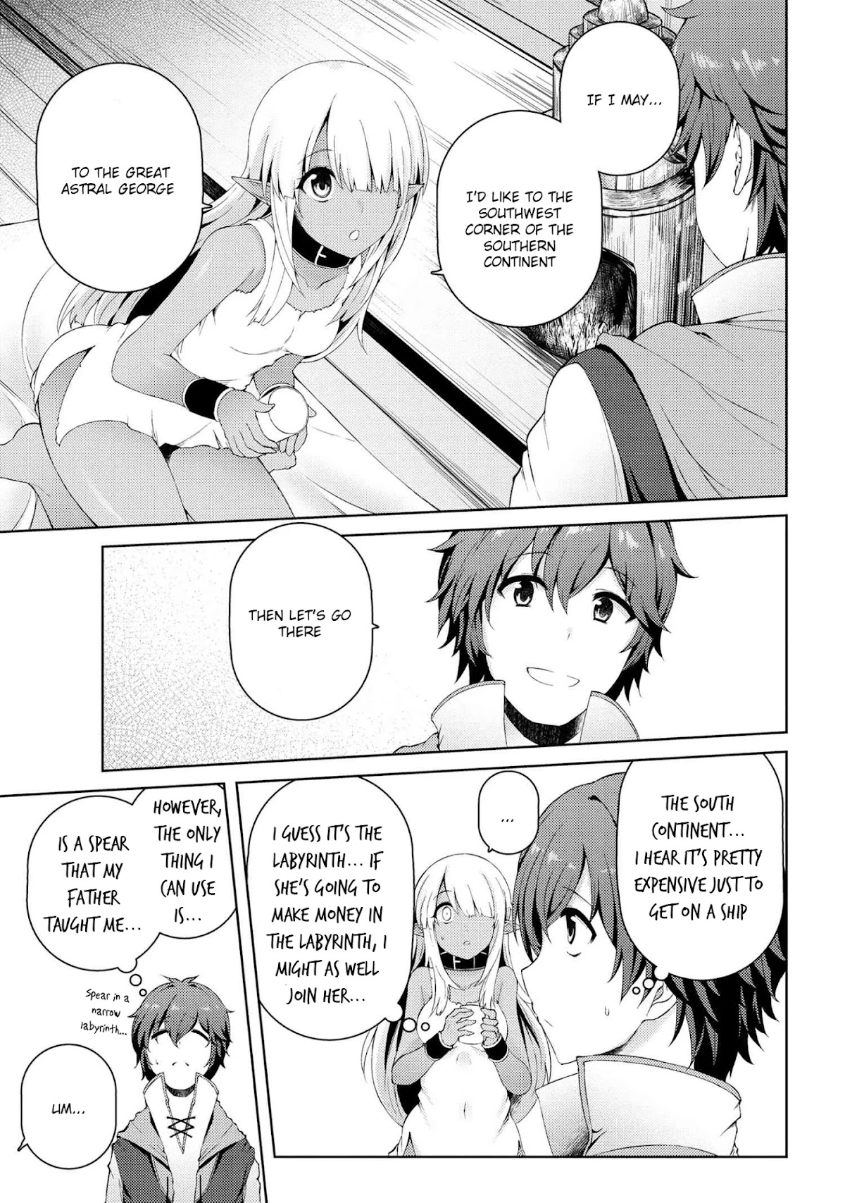 Ie ga Moete Jinsei Dou Demo Yoku Natta kara, Nokotta Nakenashi no Kin de Dark Elf no Dorei o Katta Chapter 2.2 page 4 - Chapter 2.2