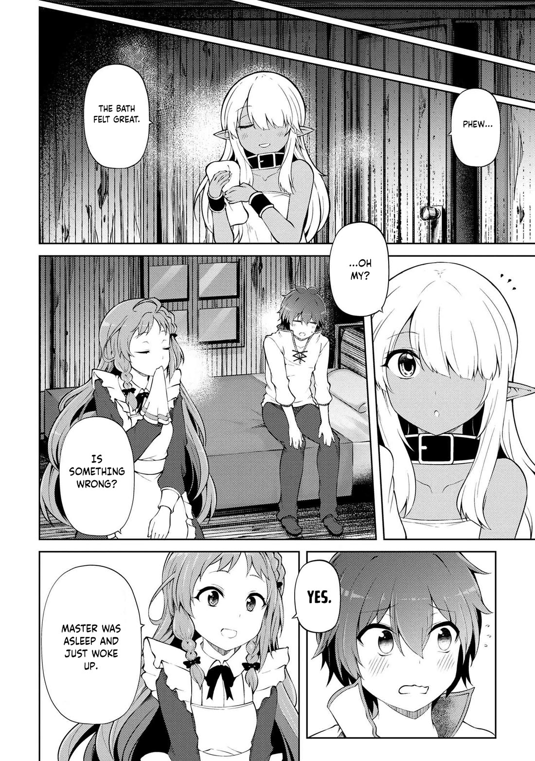 Ie ga Moete Jinsei Dou Demo Yoku Natta kara, Nokotta Nakenashi no Kin de Dark Elf no Dorei o Katta Chapter 20.2 page 14 - Chapter 20.2