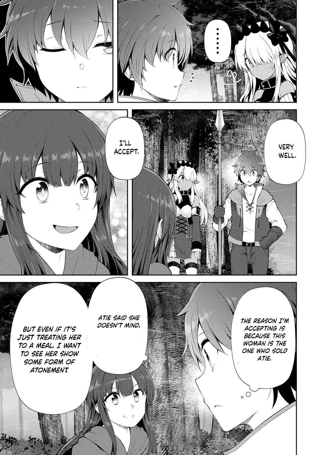 Ie ga Moete Jinsei Dou Demo Yoku Natta kara, Nokotta Nakenashi no Kin de Dark Elf no Dorei o Katta Chapter 22.1 page 4 - Chapter 22.1