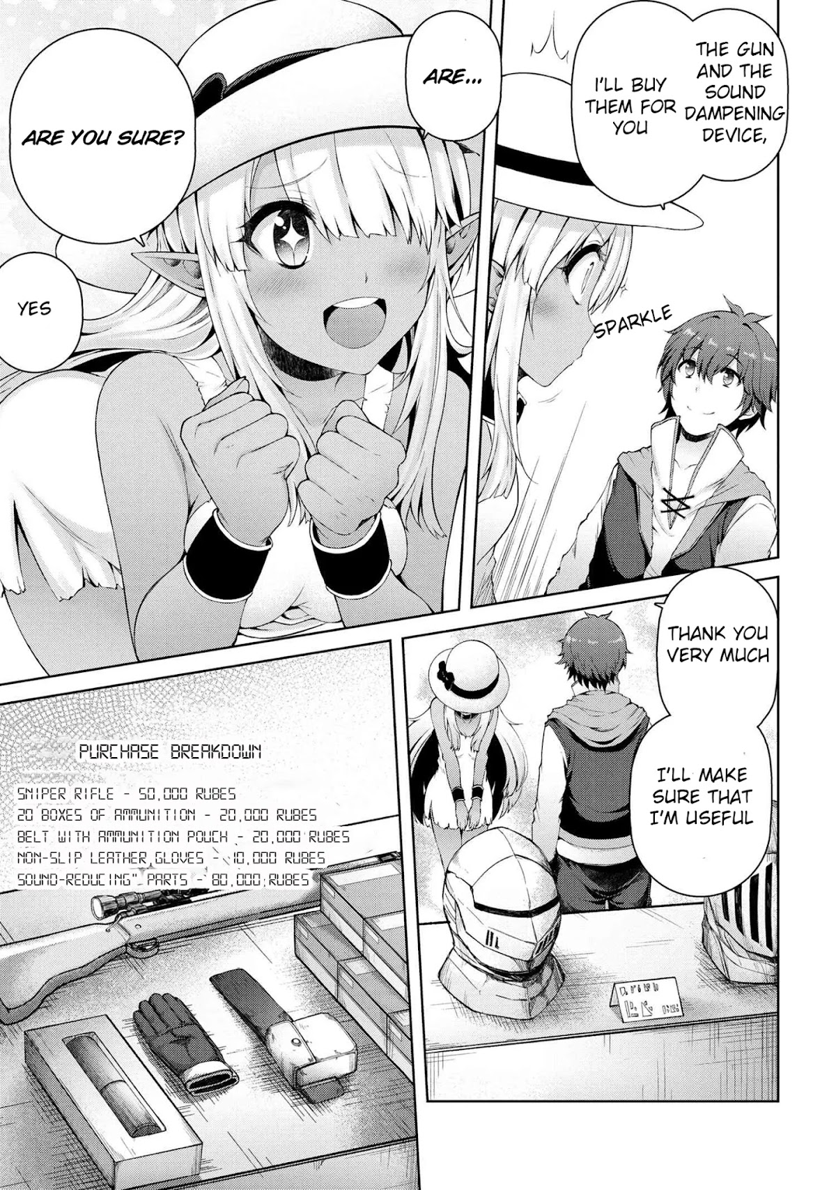 Ie ga Moete Jinsei Dou Demo Yoku Natta kara, Nokotta Nakenashi no Kin de Dark Elf no Dorei o Katta Chapter 3.1 page 6 - Chapter 3.1
