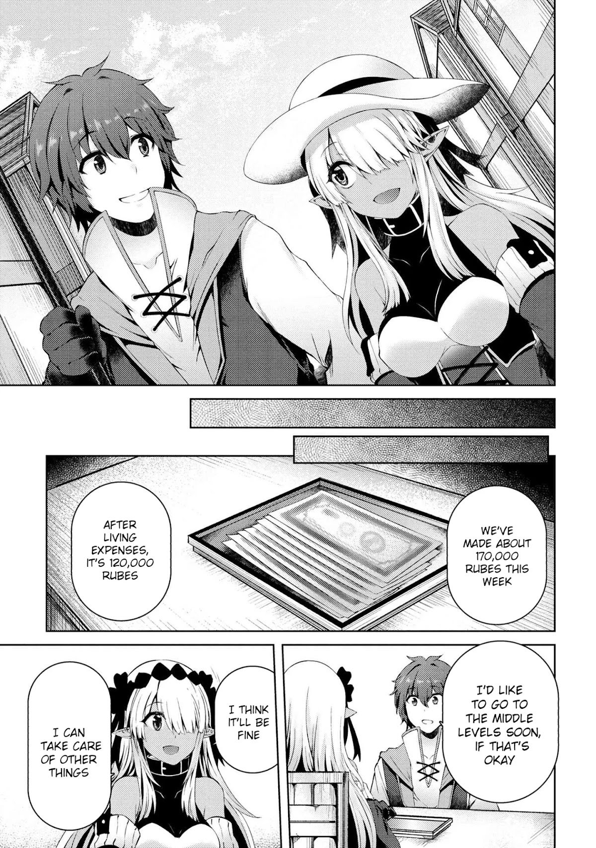 Ie ga Moete Jinsei Dou Demo Yoku Natta kara, Nokotta Nakenashi no Kin de Dark Elf no Dorei o Katta Chapter 4.2 page 17 - Chapter 4.2: Explore (2)