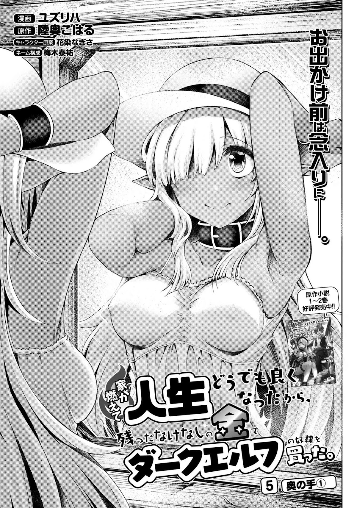 Ie ga Moete Jinsei Dou Demo Yoku Natta kara, Nokotta Nakenashi no Kin de Dark Elf no Dorei o Katta Chapter 5.1 page 2 - Chapter 5.1: Secret Weapon