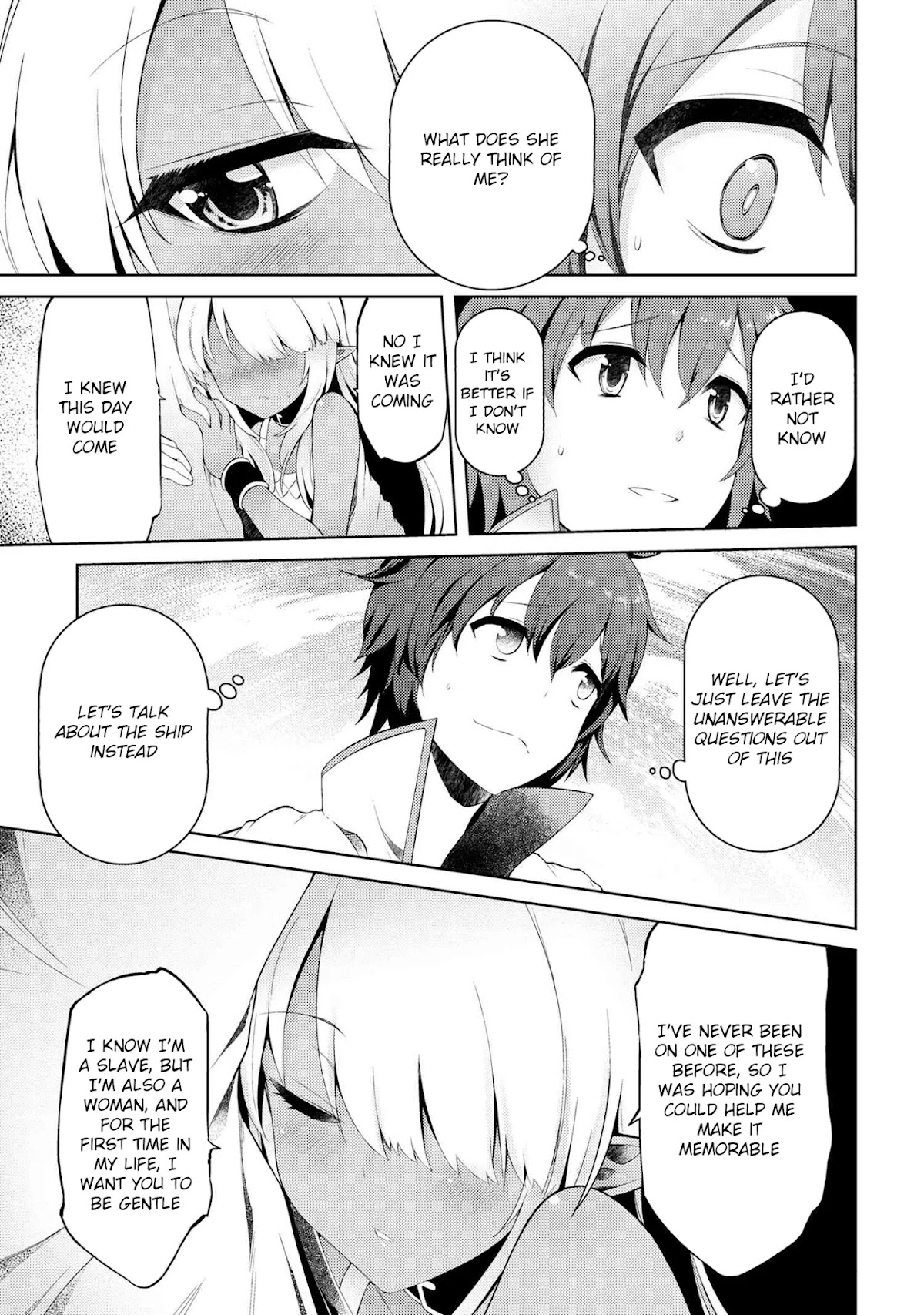 Ie ga Moete Jinsei Dou Demo Yoku Natta kara, Nokotta Nakenashi no Kin de Dark Elf no Dorei o Katta Chapter 7 page 14 - Chapter 7