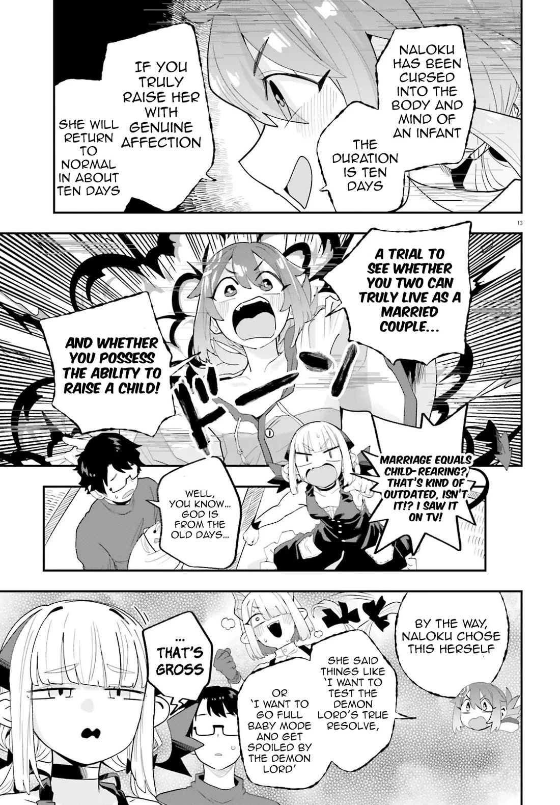 If a Demon Lord Were to Get Married in the Countryside Chapter 33 page 13 - Chapter 33: The Countryside and The Mysterious Baby
