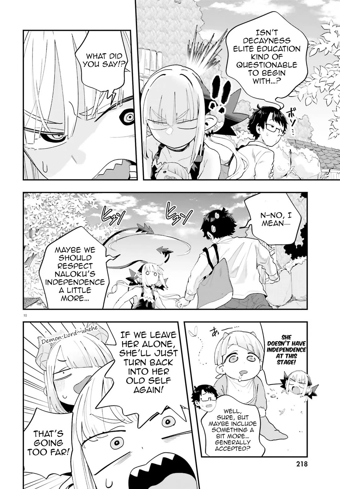If a Demon Lord Were to Get Married in the Countryside Chapter 34 page 10 - Chapter 34: The countryside and The Gifted Education of Decay