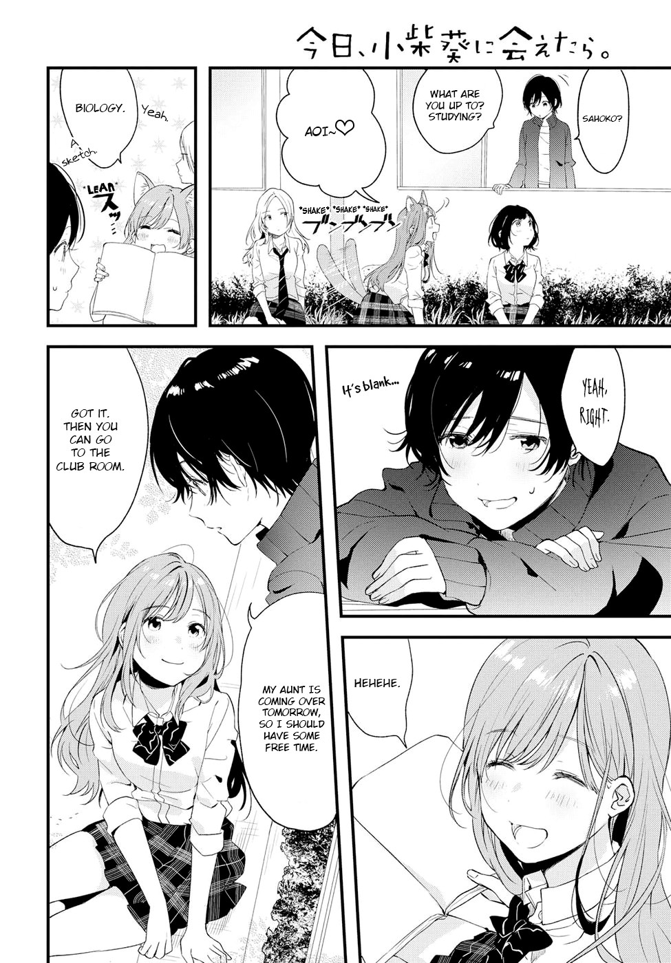 If I Can Encounter Koshiba Aoi Today Chapter 6 page 4 - Chapter 6: The Beginning (Part 2)