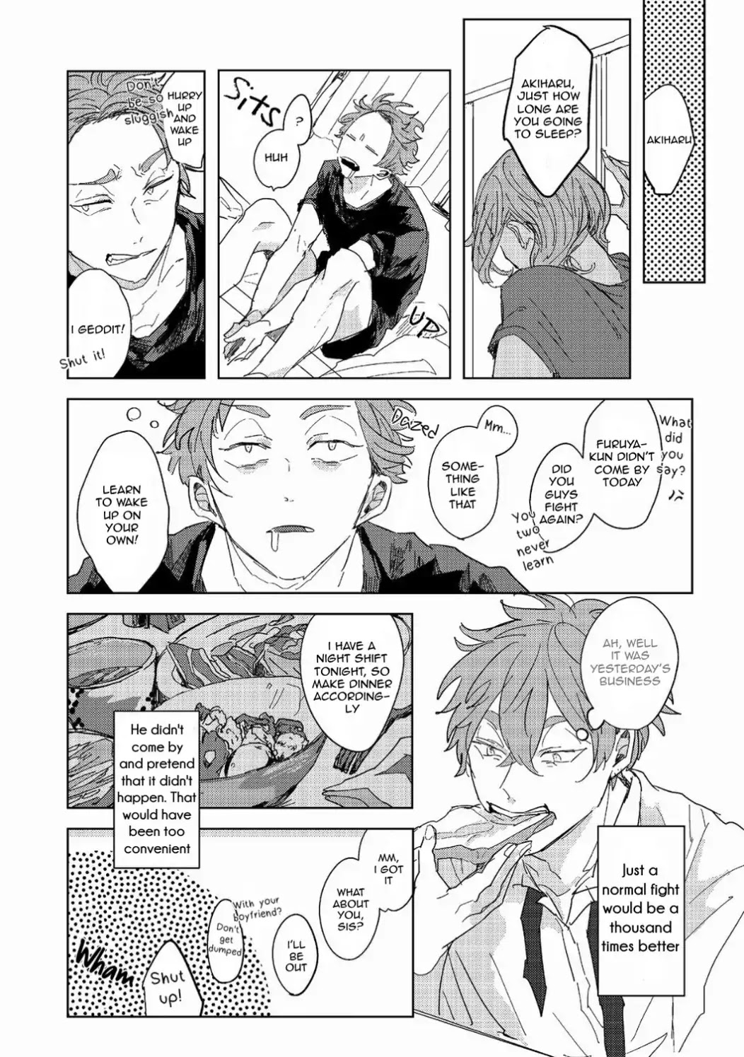 If it's clutched, it's a fist. If it's open, it's a palm. Chapter 0 page 20 - Chapter 0: Chapter: One shot