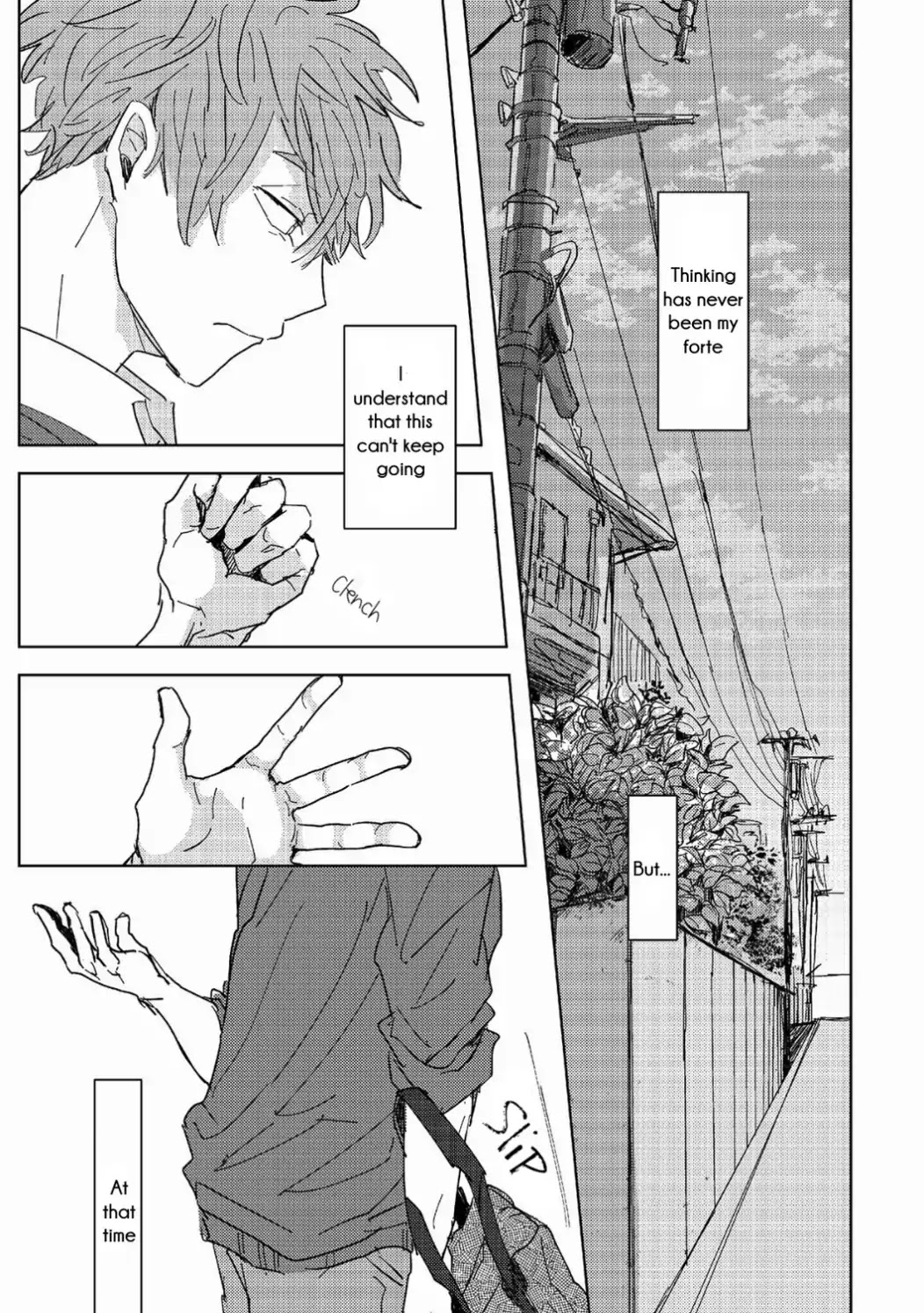 If it's clutched, it's a fist. If it's open, it's a palm. Chapter 0 page 25 - Chapter 0: Chapter: One shot