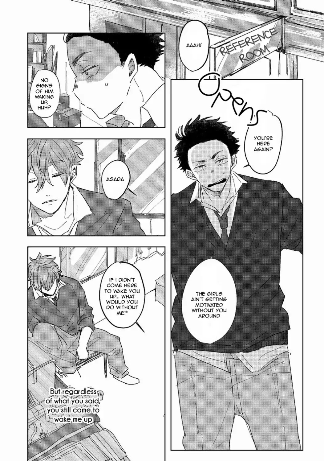 If it's clutched, it's a fist. If it's open, it's a palm. Chapter 0 page 3 - Chapter 0: Chapter: One shot