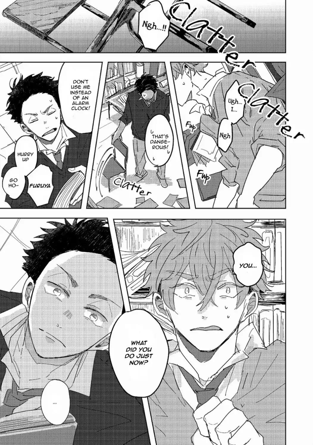 If it's clutched, it's a fist. If it's open, it's a palm. Chapter 0 page 5 - Chapter 0: Chapter: One shot