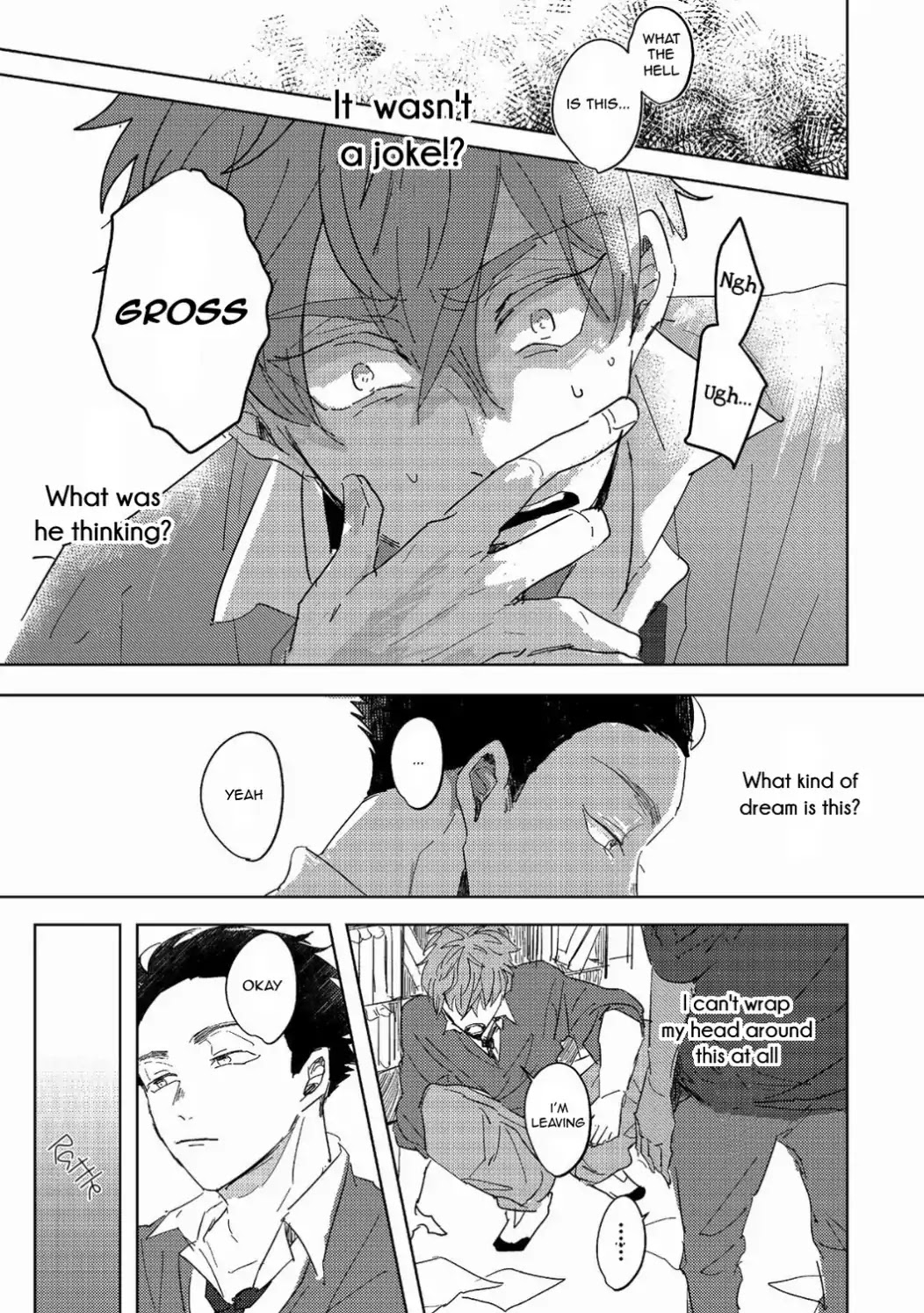If it's clutched, it's a fist. If it's open, it's a palm. Chapter 0 page 7 - Chapter 0: Chapter: One shot