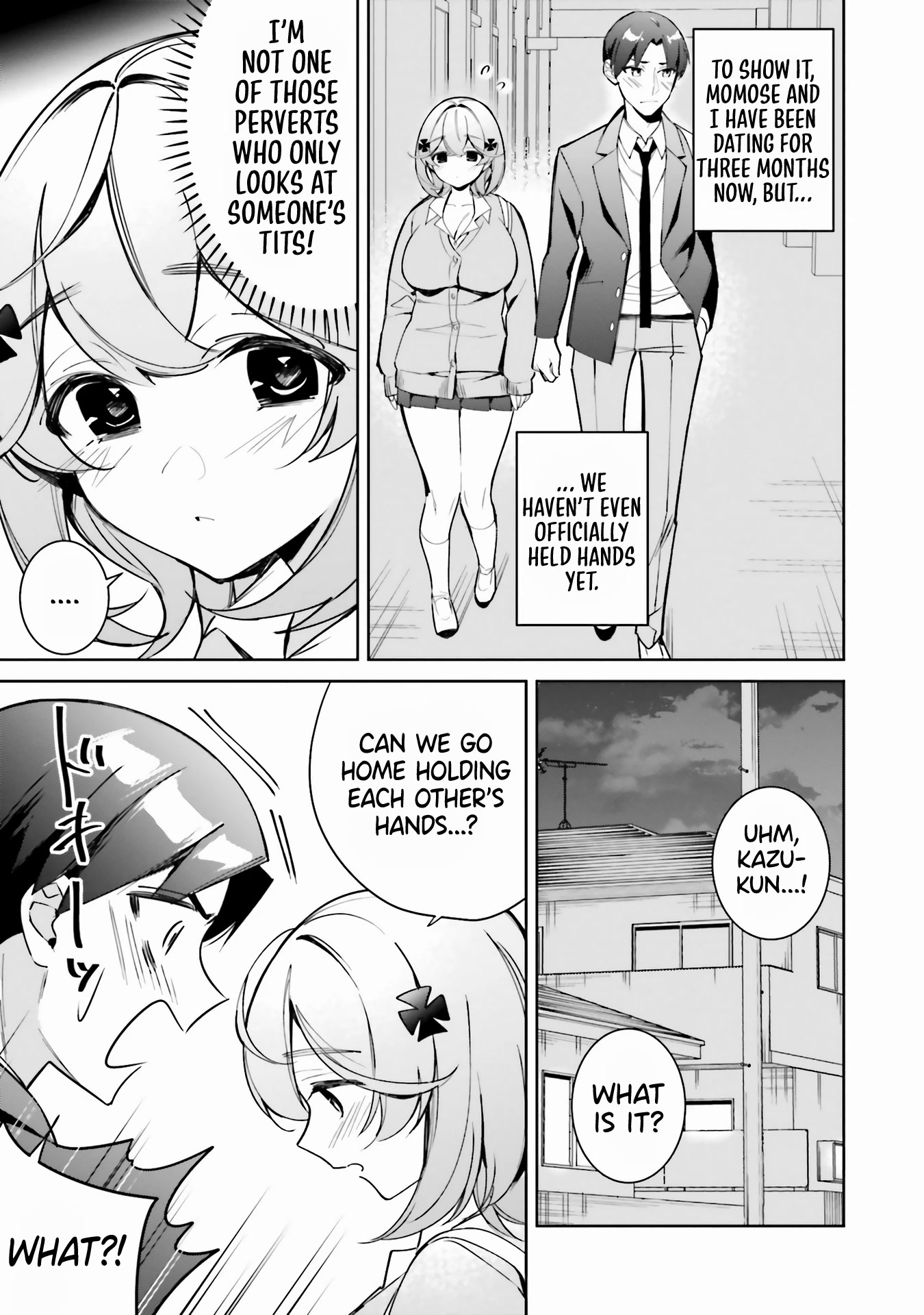If My Girlfriend had Big Boobs... Oppai Anthology Comic Chapter 1 page 6 - Chapter 1: True Feelings - Sanji Hasegawa