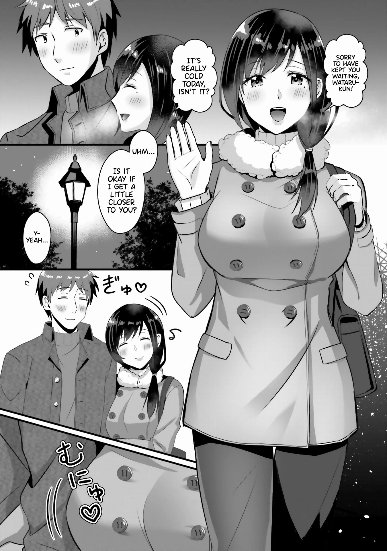 If My Girlfriend had Big Boobs... Oppai Anthology Comic Chapter 2 page 7 - Chapter 2: Beloved Girlfriend from the Dry Cleaning Service - mono