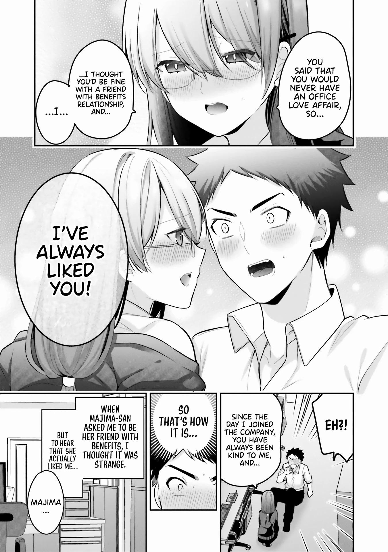 If My Girlfriend had Big Boobs... Oppai Anthology Comic Chapter 3 page 14 - Chapter 3: Majima-San: The Insincere Colleague - Watari Sae