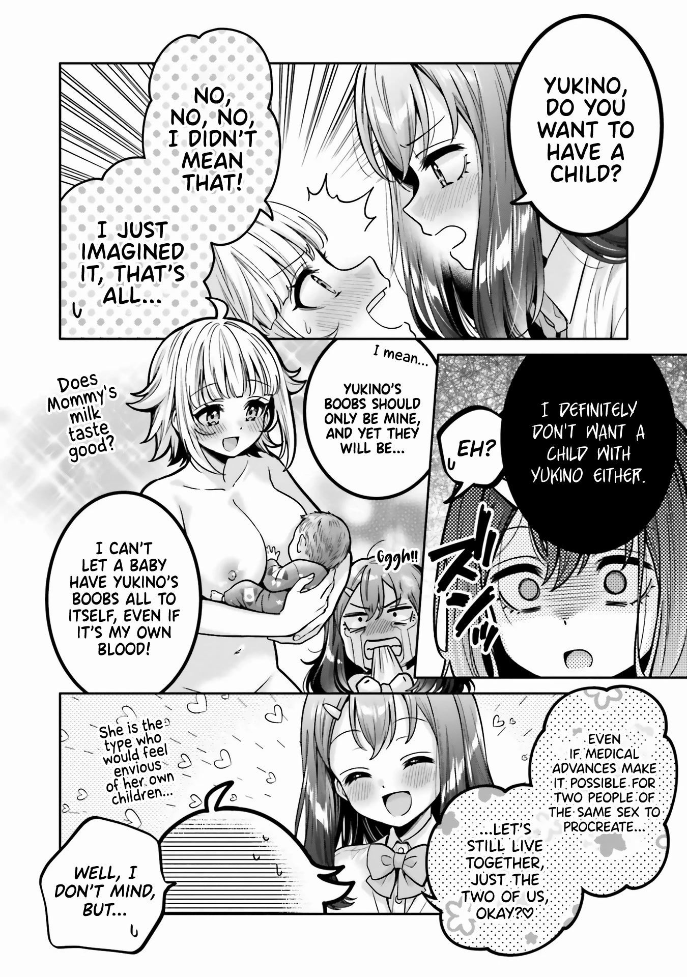 If My Girlfriend had Big Boobs... Oppai Anthology Comic Chapter 6 page 15 - Chapter 6: Your'e Only Mine - Yakinikuteishoku