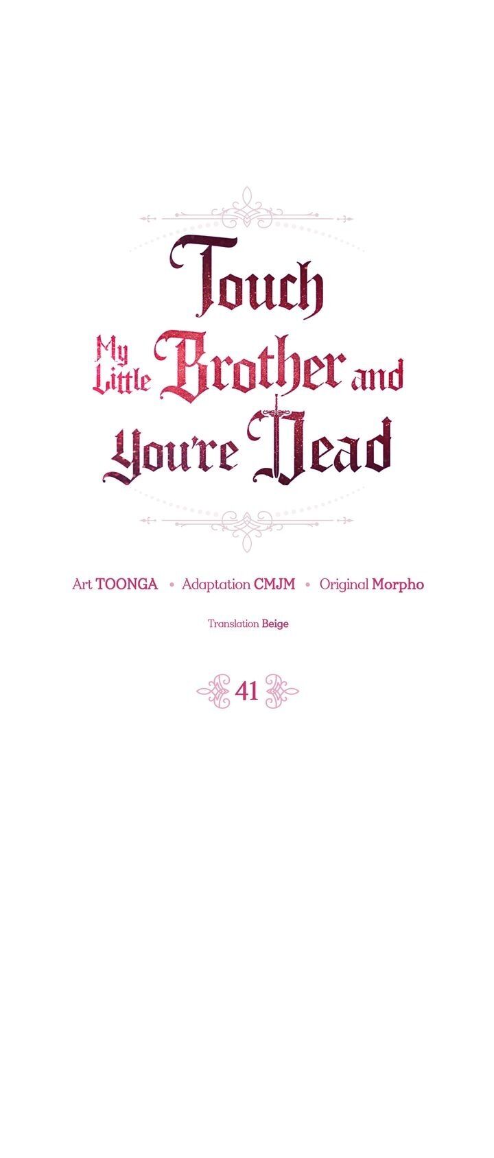 If You Touch My Brother, You're All Dead Chapter 41 page 1 - Chapter 41
