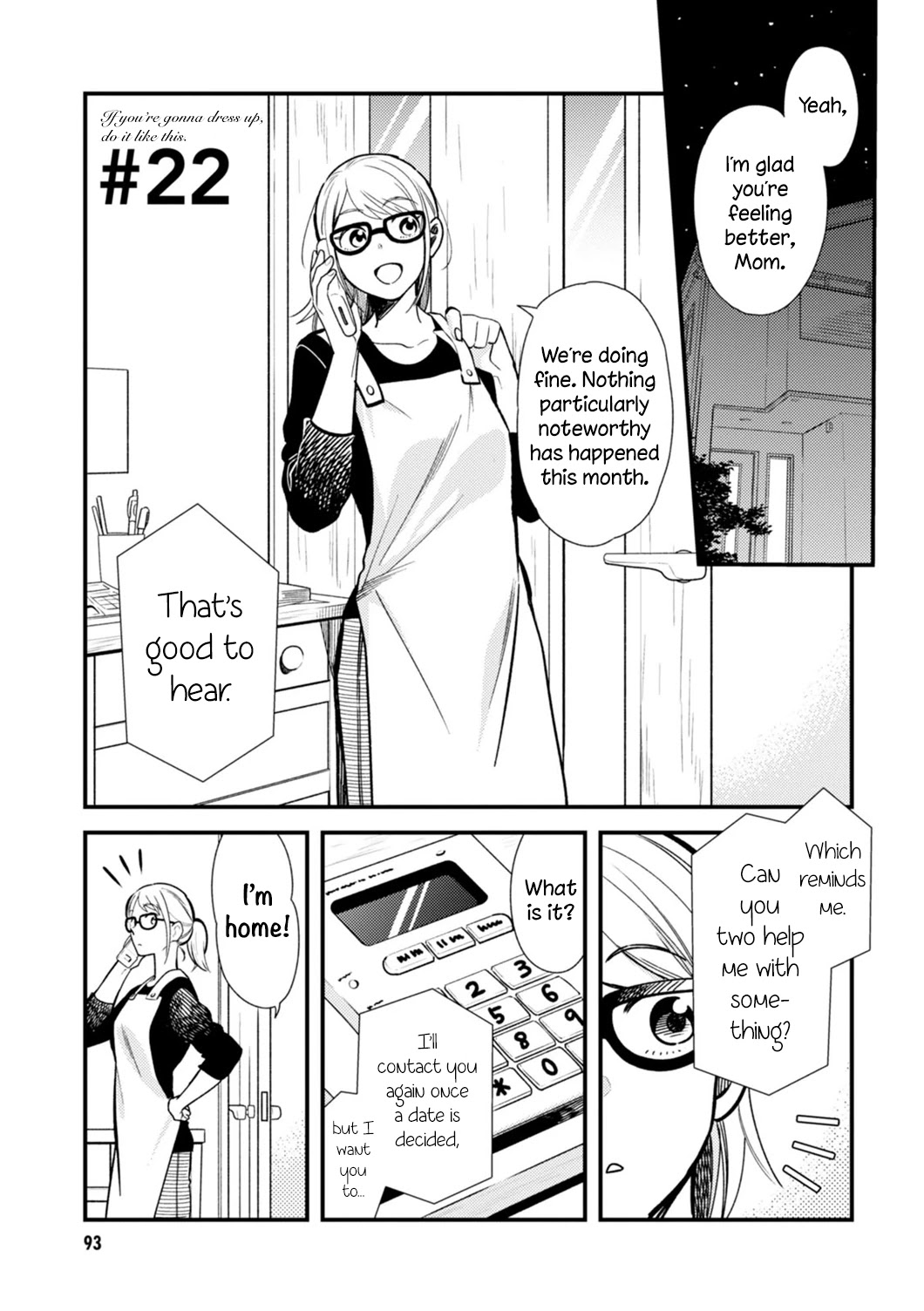 If You're Gonna Dress up, Do It Like This Chapter 22 page 1 - Chapter 22