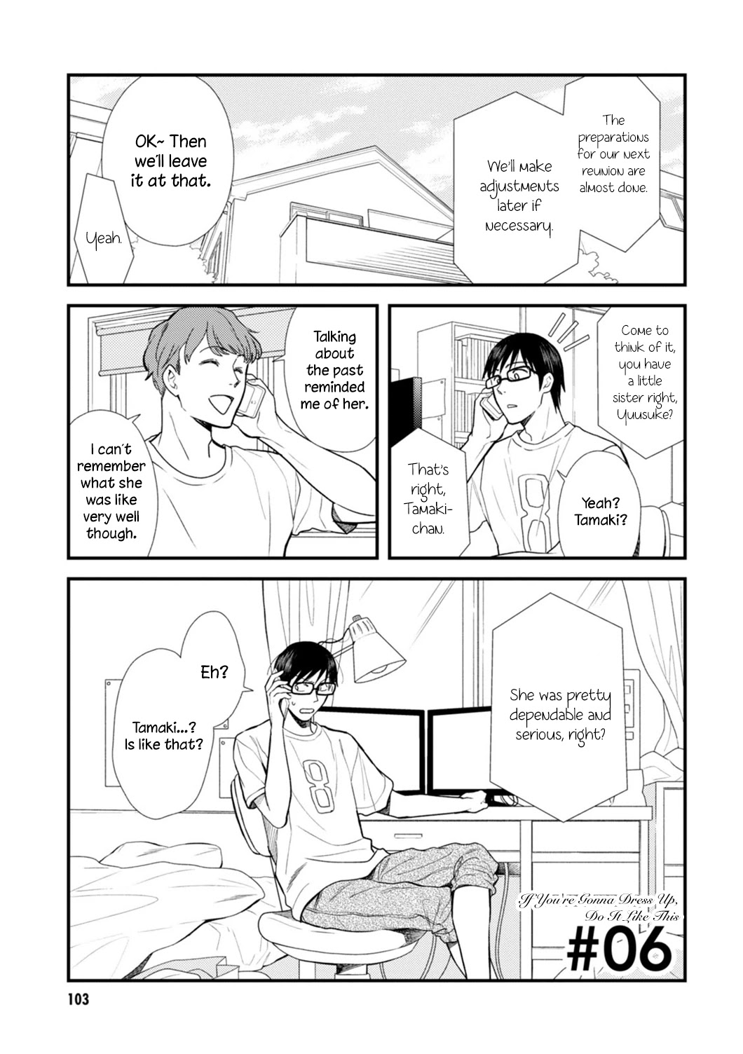 If You're Gonna Dress up, Do It Like This Chapter 6 page 1 - Chapter 6