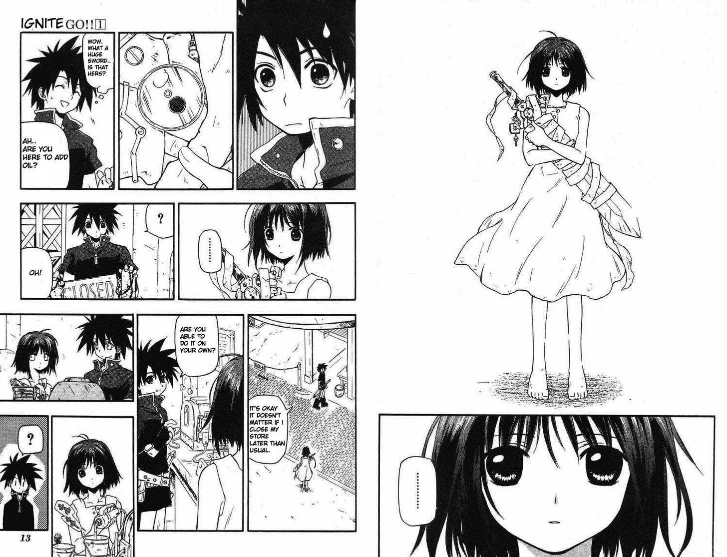 Ignite Chapter 1.1 page 10 - Chapter 1.1 : The girl with the sword