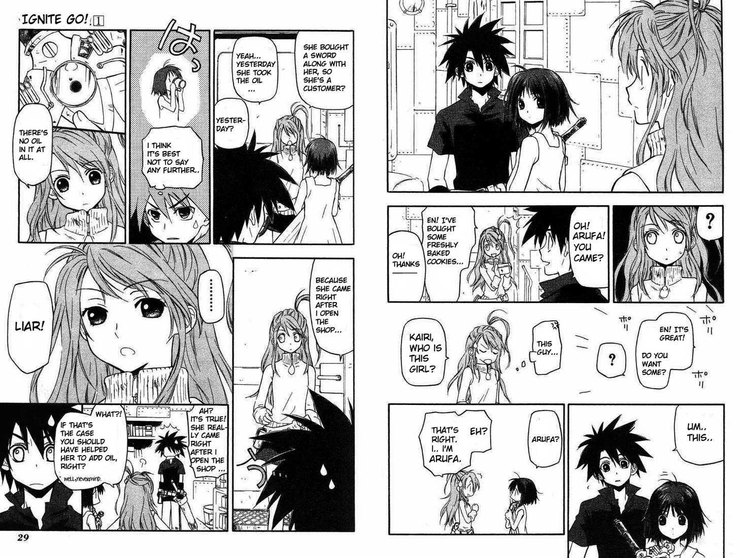 Ignite Chapter 1.1 page 18 - Chapter 1.1 : The girl with the sword