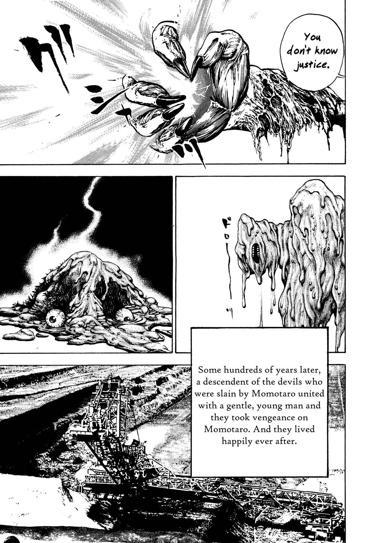 Igyoujin Oniwakamaru Chapter 14 page 22 - Chapter 14: The New Legend of Momotaro
