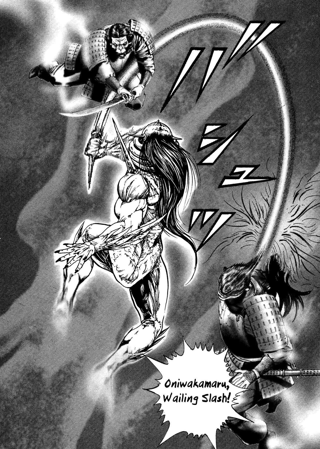 Igyoujin Oniwakamaru Chapter 14 page 8 - Chapter 14: The New Legend of Momotaro