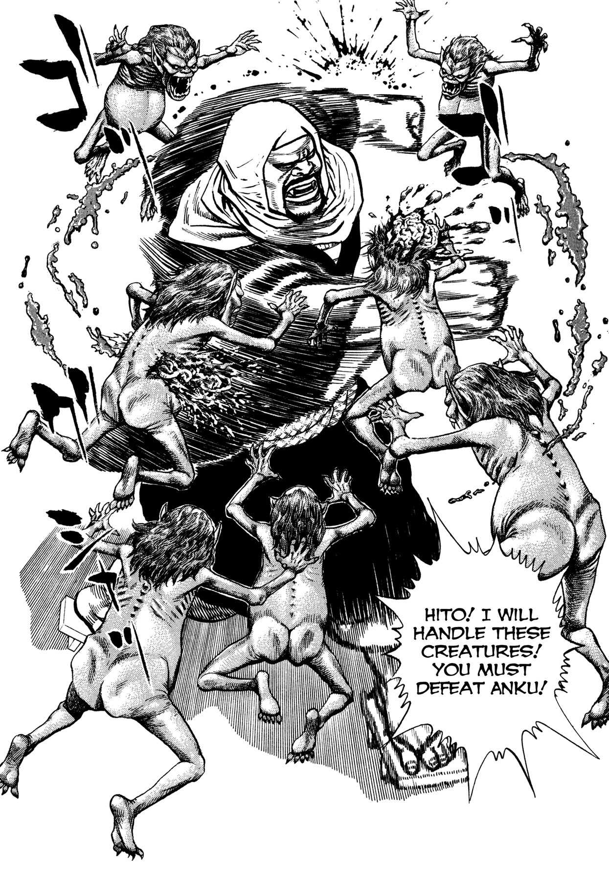 Igyoujin Oniwakamaru Chapter 22 page 15 - Chapter 22: Priest Anku