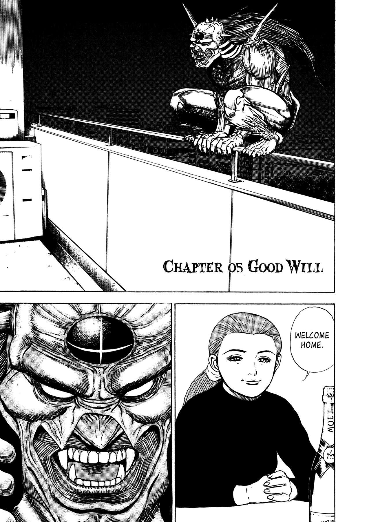 Igyoujin Oniwakamaru Chapter 5 page 1 - Chapter 5: Good Will
