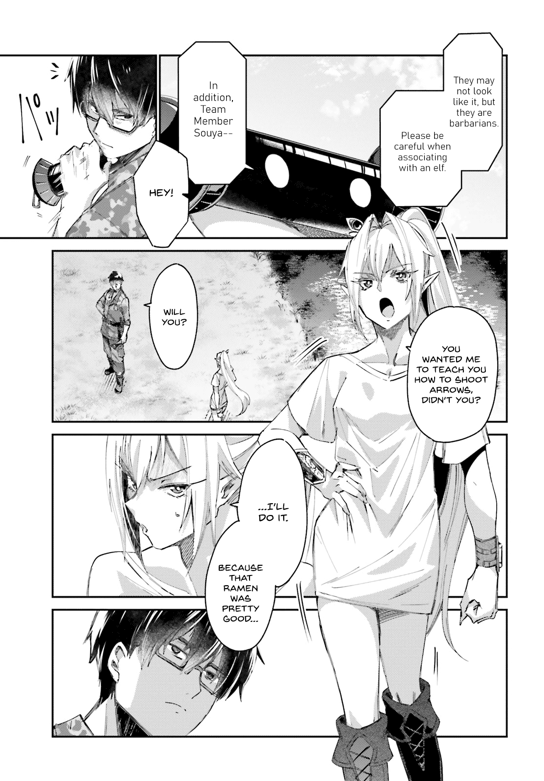 Ihoujin, Dungeon ni Moguru Chapter 7 page 15 - Chapter 7: Wind-Splitting Bow