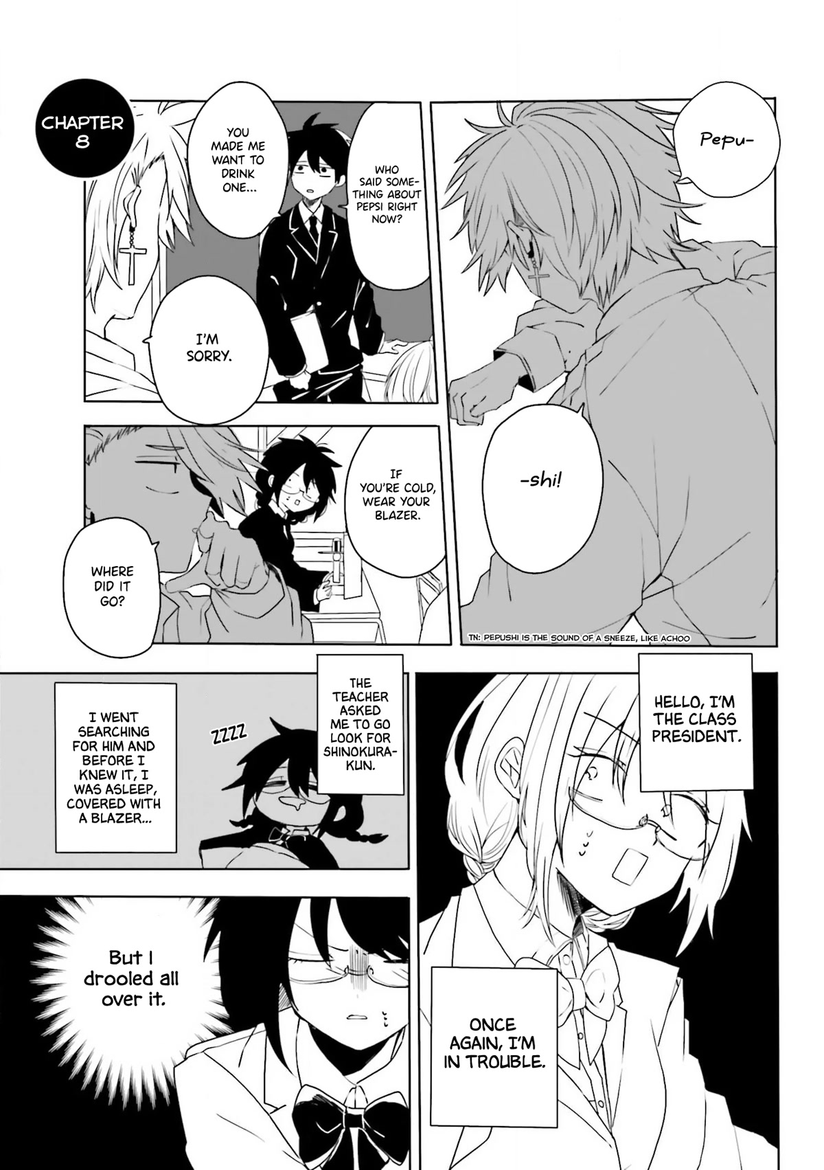 Iincho to Furyou-kun Chapter 8 page 2 - Chapter 8