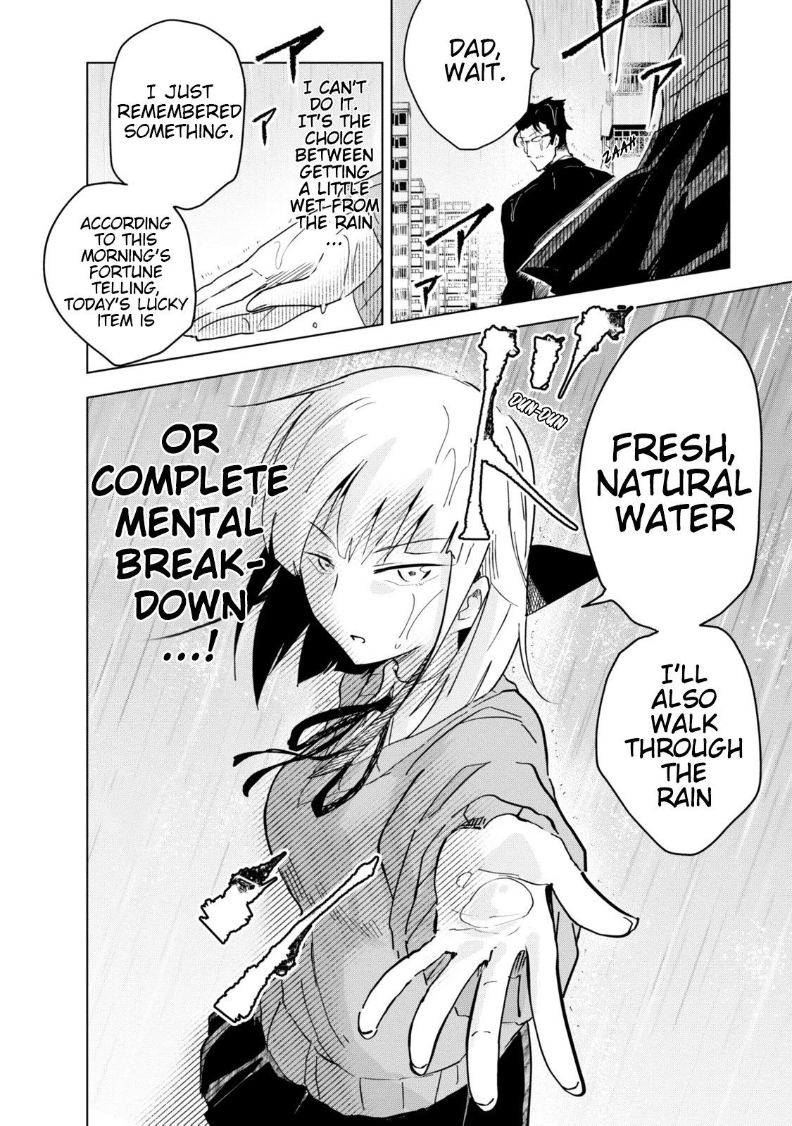 Iji-san Chi wa Sunao ni Narenai Chapter 2 page 14 - Chapter 2: Iji-san Family's Rained In
