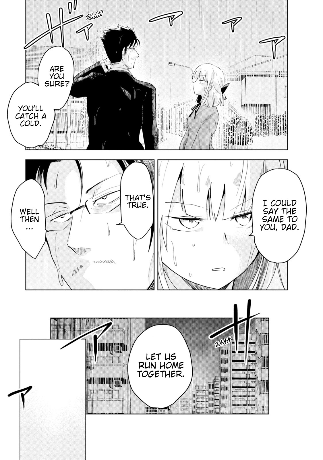 Iji-san Chi wa Sunao ni Narenai Chapter 2 page 15 - Chapter 2: Iji-san Family's Rained In