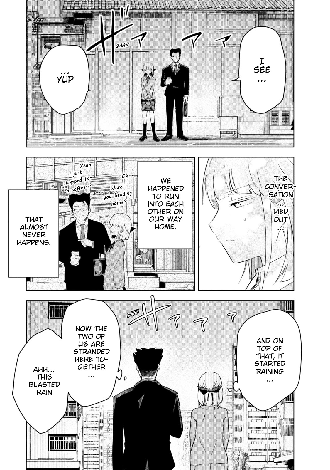 Iji-san Chi wa Sunao ni Narenai Chapter 2 page 3 - Chapter 2: Iji-san Family's Rained In