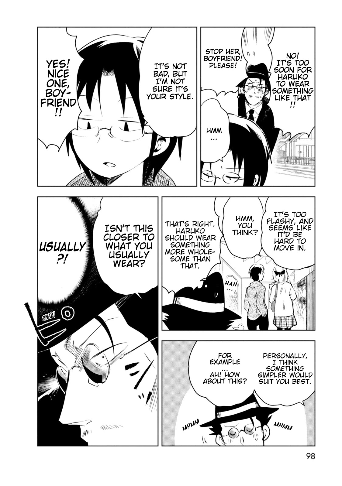 Iji-san Chi wa Sunao ni Narenai Chapter 5 page 14 - Chapter 5: Iji-san Family and Dates