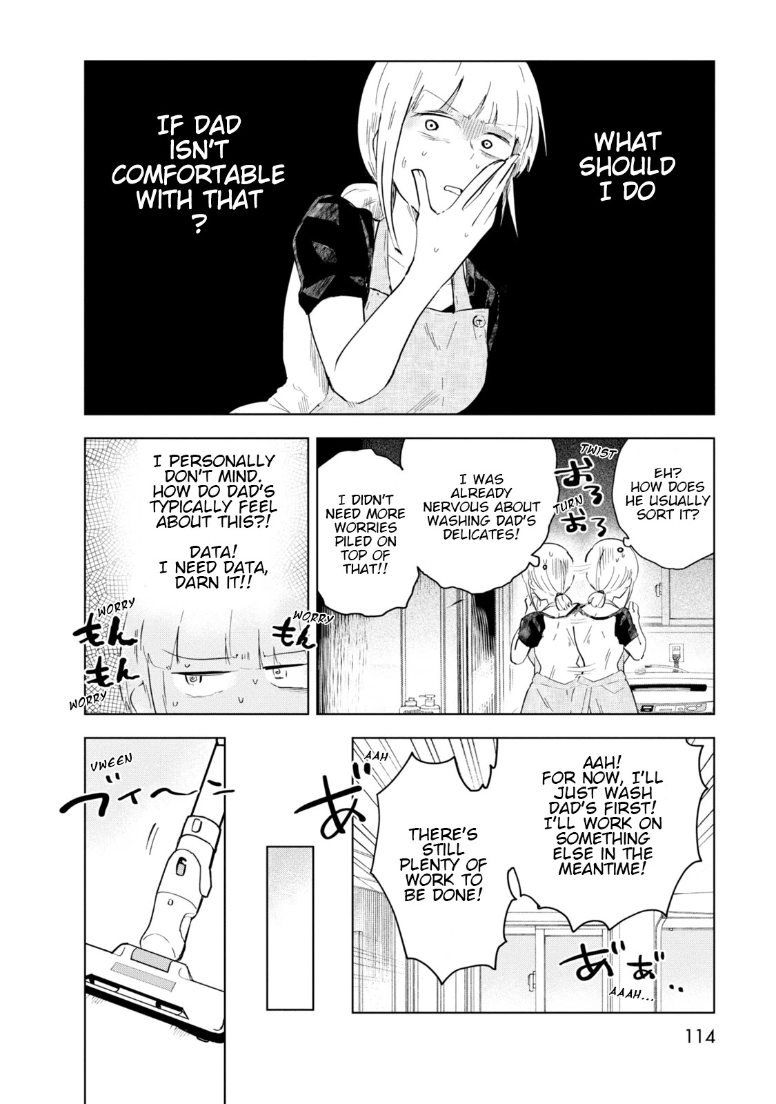 Iji-san Chi wa Sunao ni Narenai Chapter 6 page 8 - Chapter 6: Iji-san Family and Housework