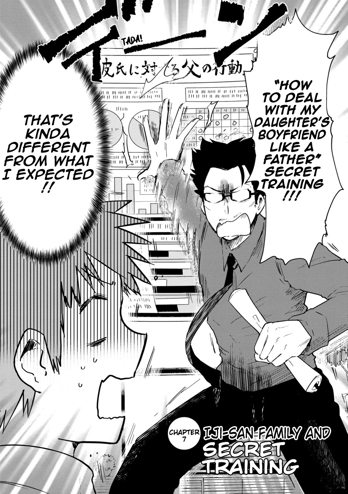 Iji-san Chi wa Sunao ni Narenai Chapter 7 page 4 - Chapter 7: Iji-san Family and Secret Training