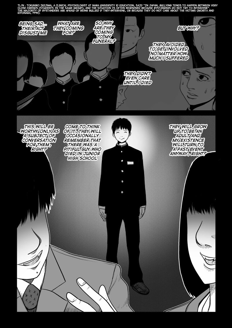 Ijime no Jikan Chapter 25 page 5 - Chapter 25: My Funeral