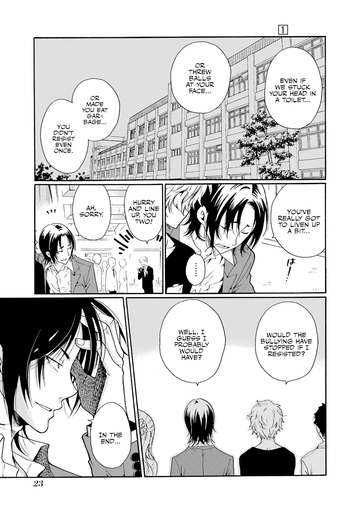 Ijimeru Aitsu ga Waruinoka, Ijimerareta Boku ga Waruinoka? Chapter 1 page 23 - Chapter 1: Class Reunion