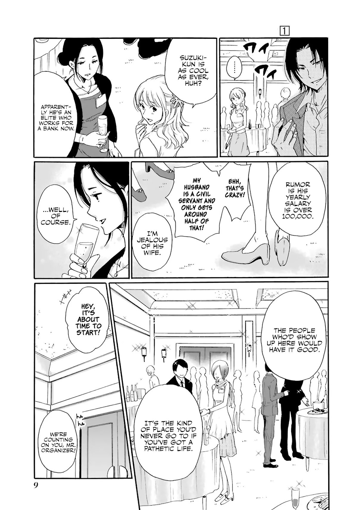 Ijimeru Aitsu ga Waruinoka, Ijimerareta Boku ga Waruinoka? Chapter 1 page 9 - Chapter 1: Class Reunion