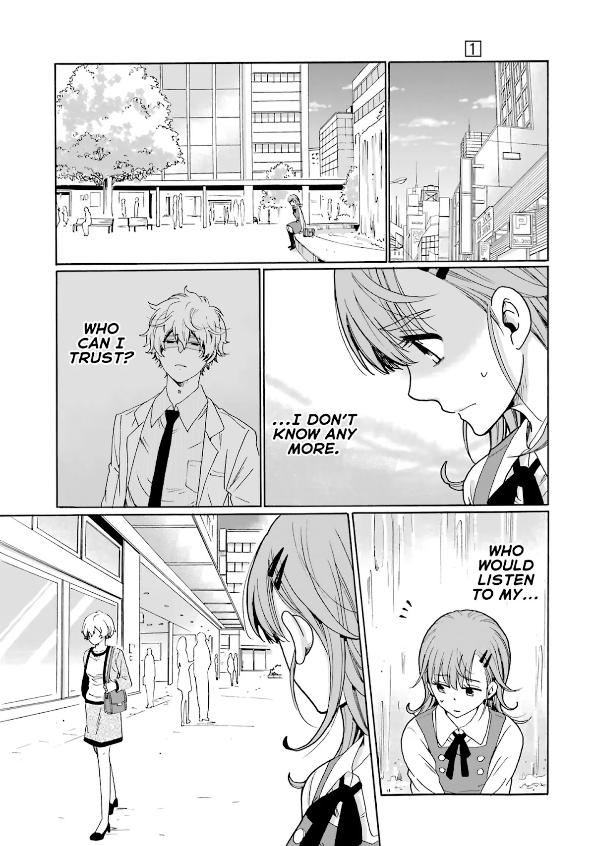 Ijimeru Aitsu ga Waruinoka, Ijimerareta Boku ga Waruinoka? Chapter 4 page 35 - Chapter 4: Untrustworthy