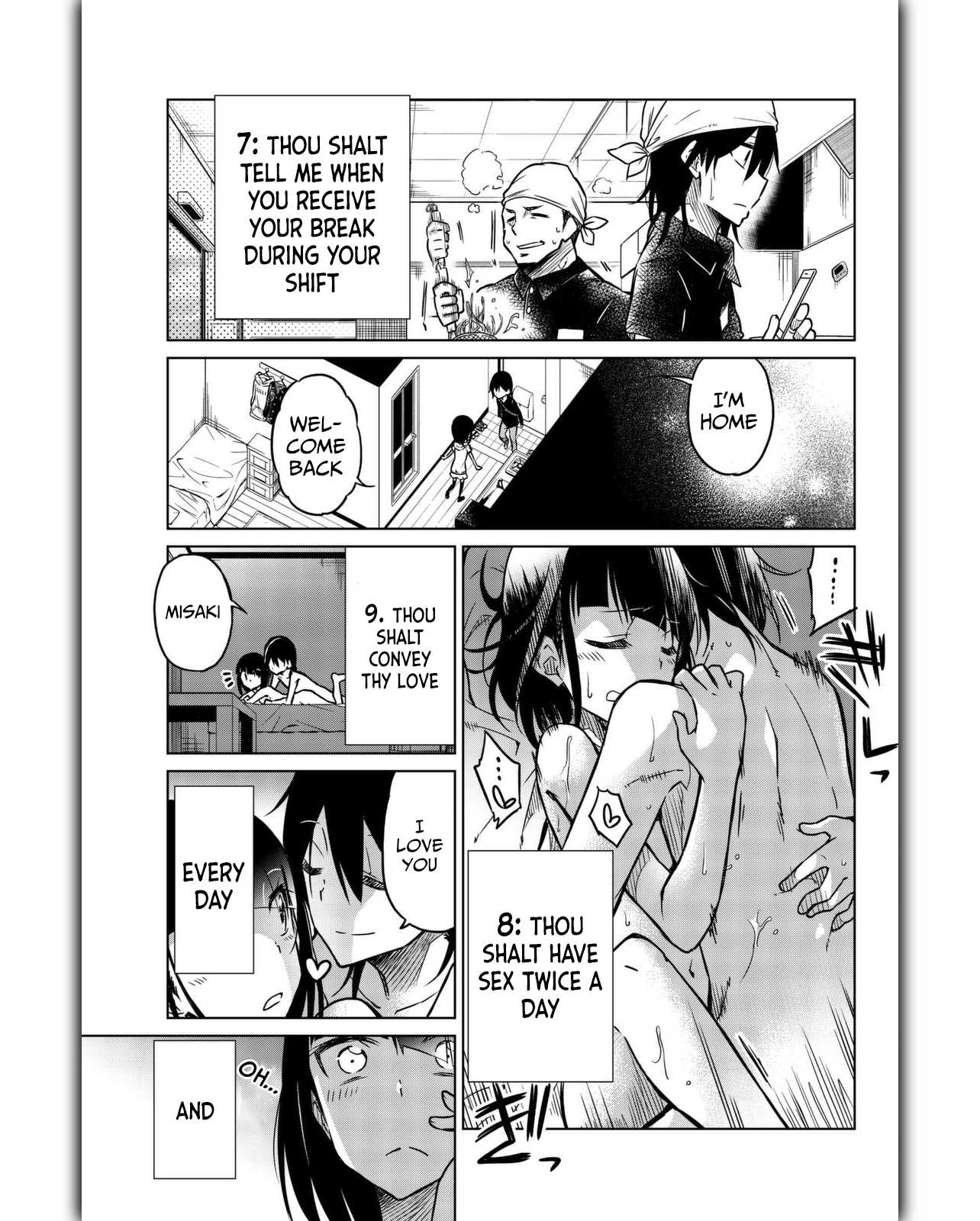 Ijousha no Ai Chapter 31 page 10 - Chapter 31: The Ten Commandments