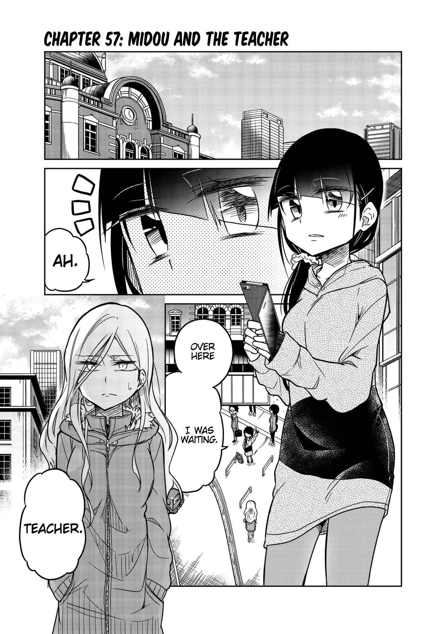Ijousha no Ai Chapter 57 page 1 - Chapter 57: Midou and Sensei