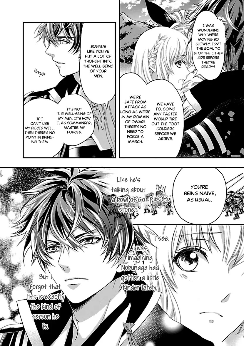 Ikemen Sengoku - Tenkabito no Onna ni Naru Ki wa Nai ka Chapter 10 page 4 - Chapter 10