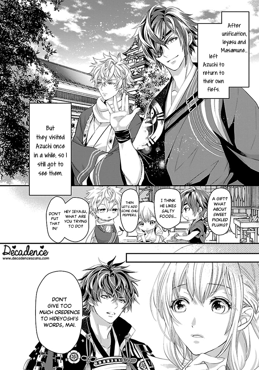 Ikemen Sengoku - Tenkabito no Onna ni Naru Ki wa Nai ka Chapter 16 page 38 - Chapter 16 [END]