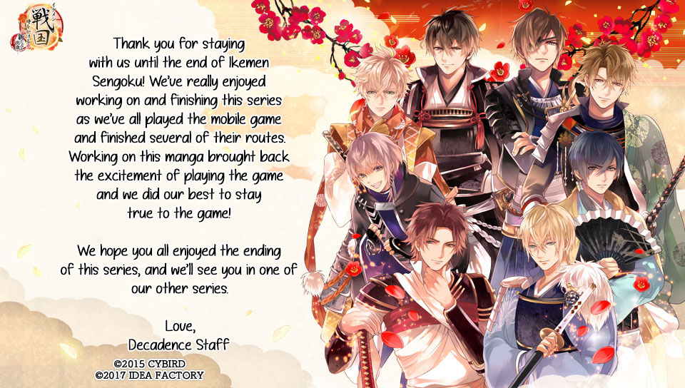 Ikemen Sengoku - Tenkabito no Onna ni Naru Ki wa Nai ka Chapter 16 page 51 - Chapter 16 [END]