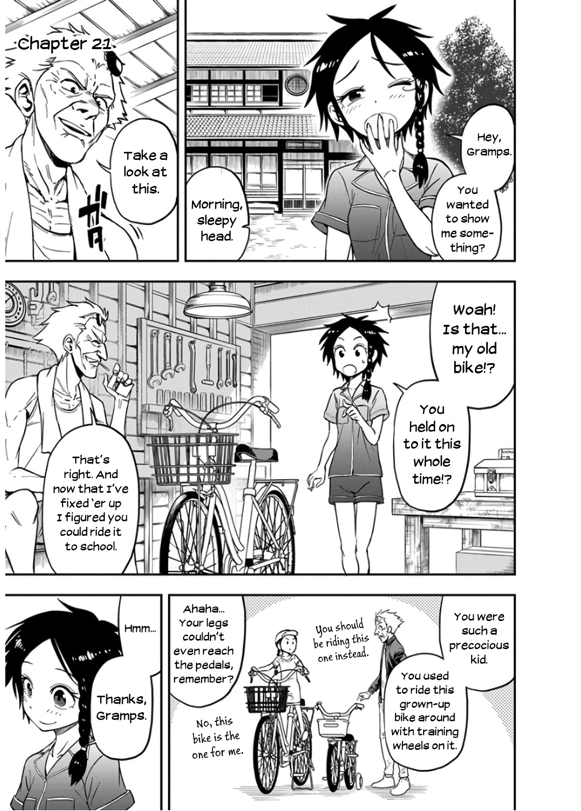Ikenai Kanojo no Otetsudai Chapter 21 page 1 - Chapter 21: Childhood Friend